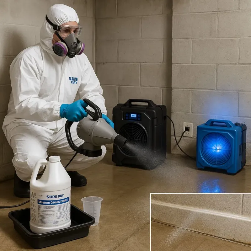 Sanitization and Odor Removal process in North Edwards, CA